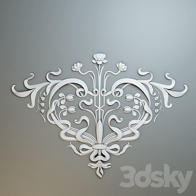 Plaster Ceiling Pattern 3DSMax File - thumbnail 1