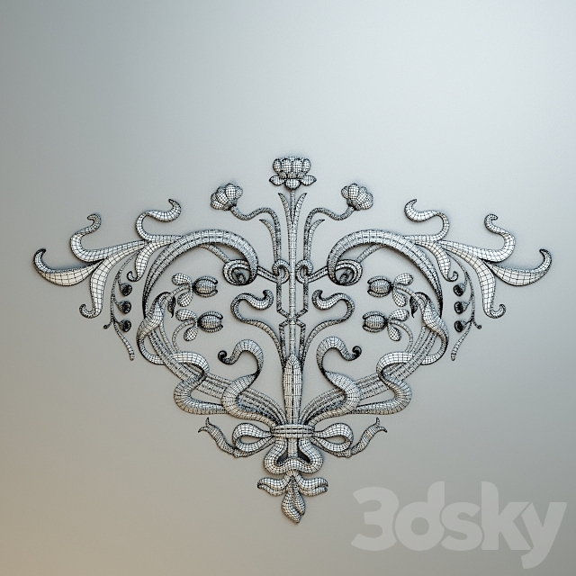 Plaster Ceiling Pattern 3DSMax File - thumbnail 2