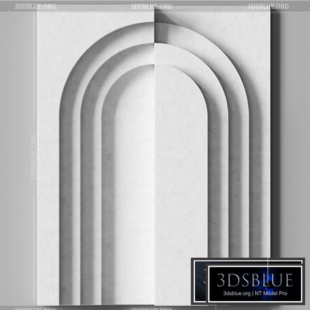 Relief panel Home – Rolando Anselmi 3DS Max - thumbnail 3