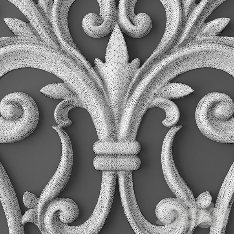 Rosette. 3DS Max - thumbnail 2