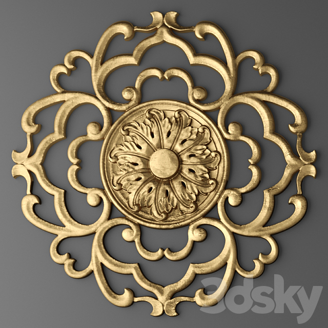 Rosette. 3ds Max - thumbnail 2