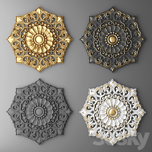 Rosette. 3ds Max - thumbnail 1