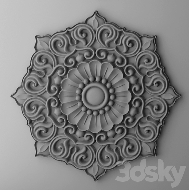 Rosette. 3ds Max - thumbnail 3