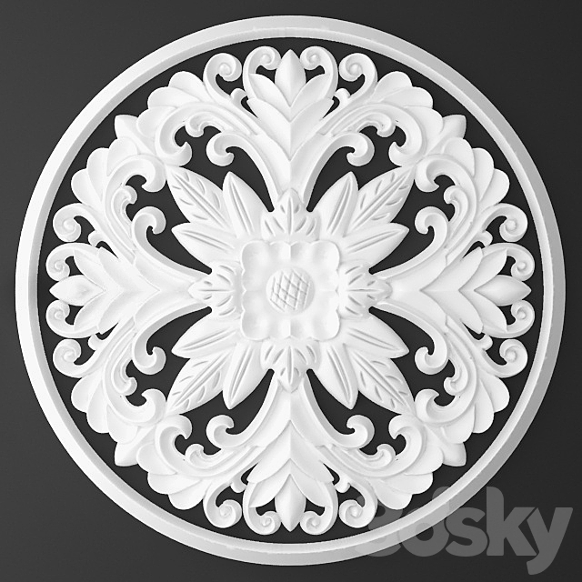 Rosette. 3ds Max - thumbnail 1