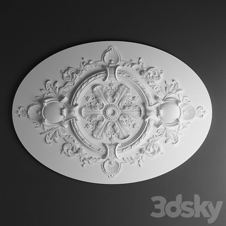 Rosette Torus Style art.104 3DS Max - thumbnail 1