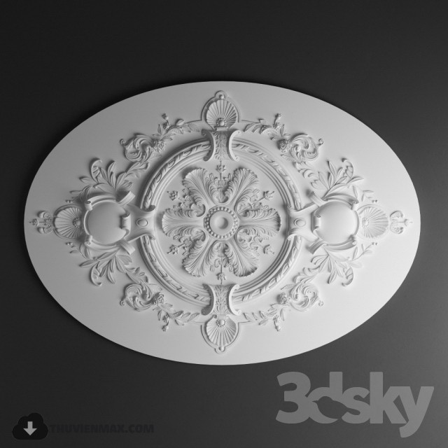 Rosette Torus Style art.104 3DS Max - thumbnail 3