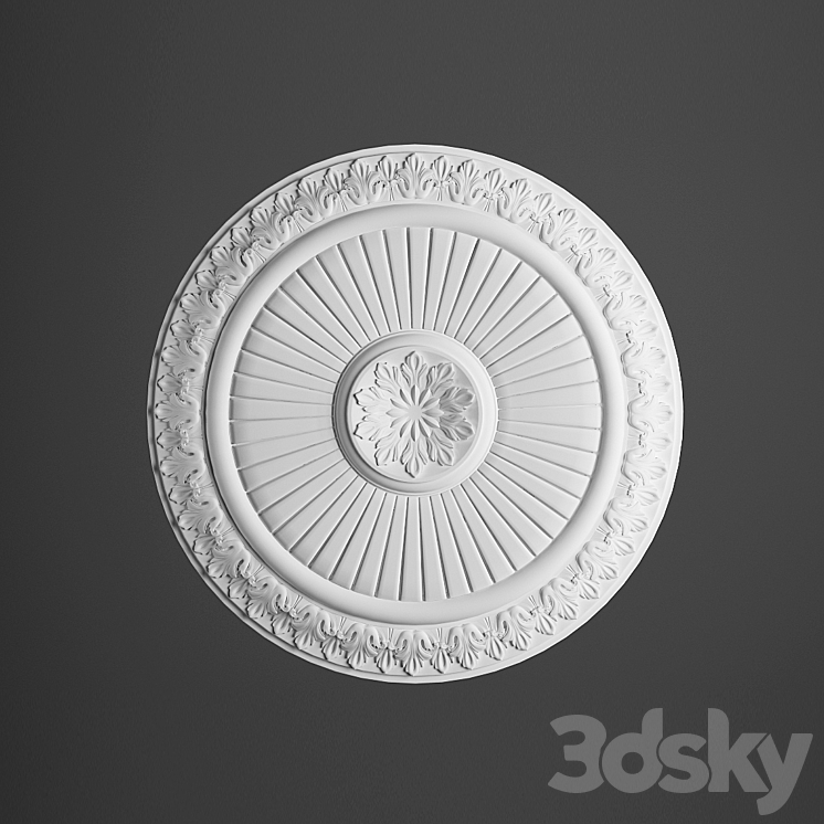 Rosette Torus Style art.358 3DS Max - thumbnail 1