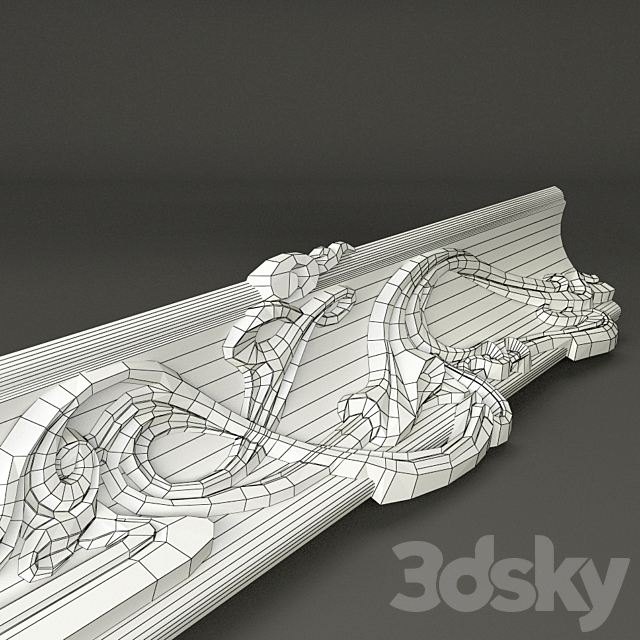 Sabur Decor Cornice 2015 3ds Max - thumbnail 2