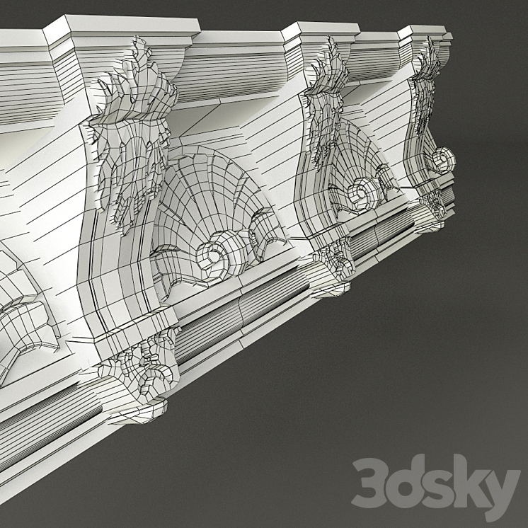 Sabur Decor Cornice 2015 3DS Max - thumbnail 2