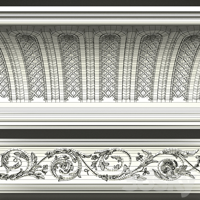 Sabur Decor Cornice 2015 3DSMax File - thumbnail 2