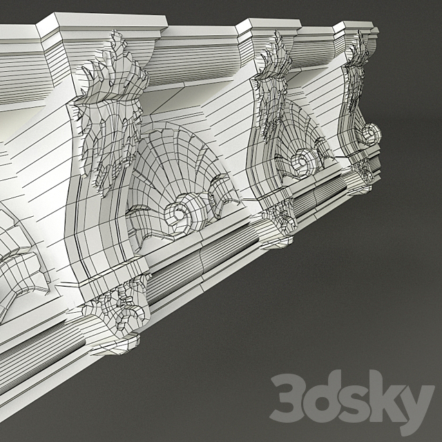 Sabur Decor Cornice 2015 3DSMax File - thumbnail 2