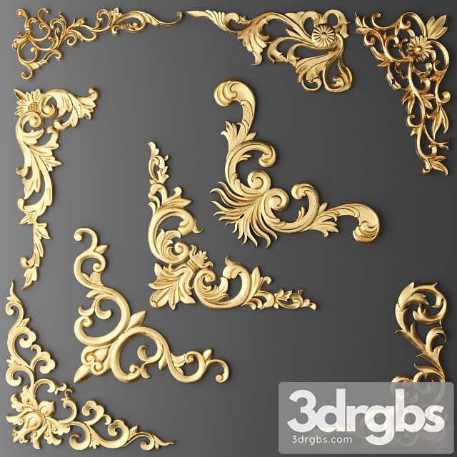 Set Decor Stucco 3 3dsmax Download - thumbnail 1