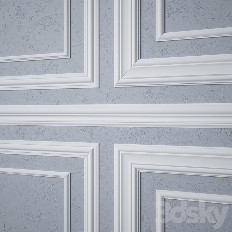 Set of Moldings 3DS Max - thumbnail 2