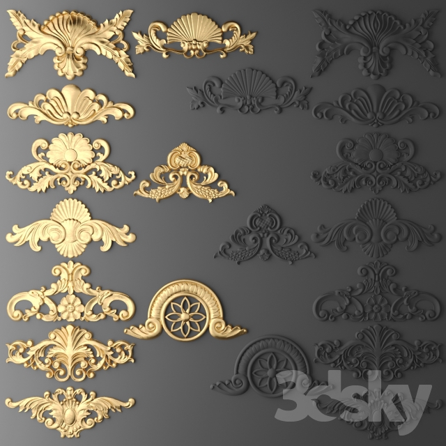 Set stucco 3DS Max - thumbnail 3