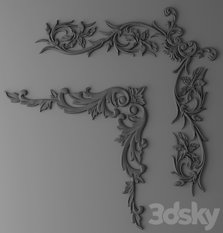 Set stucco. 3DS Max - thumbnail 2