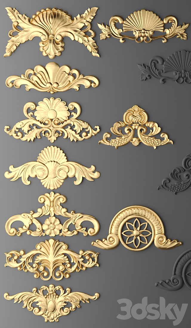 Set stucco 3DSMax File - thumbnail 2