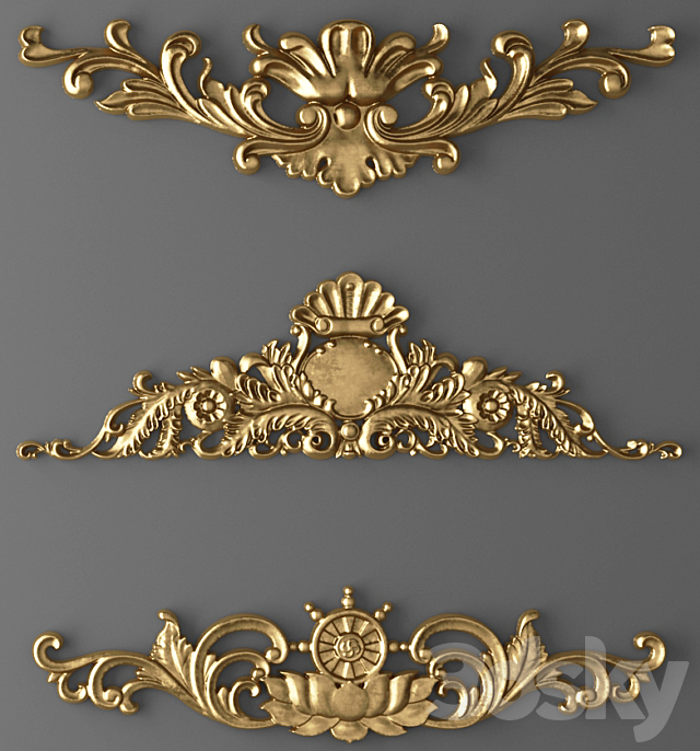 Set stucco. 3DSMax File - thumbnail 3