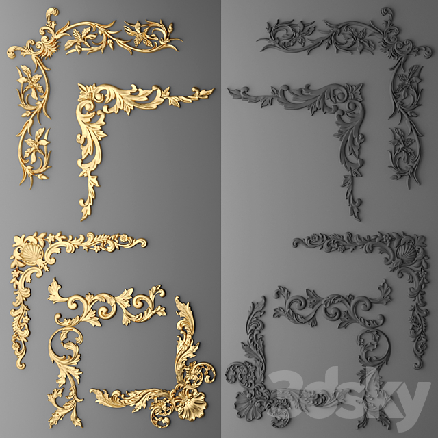 Set stucco. 3DSMax File - thumbnail 1