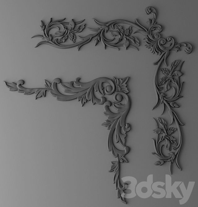 Set stucco. 3DSMax File - thumbnail 2