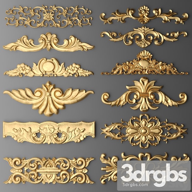 Set Stucco Decoration 2 3dsmax Download - thumbnail 1