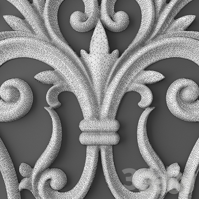 Set stucco decoration. 3DSMax File - thumbnail 4