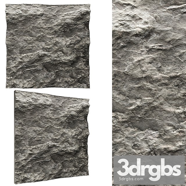 Stone Wall 3 4 3dsmax Download - thumbnail 1