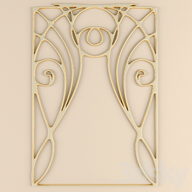 Stucco Art Nouveau 3ds Max - thumbnail 1