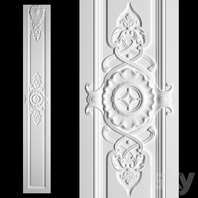 Stucco decor 3ds Max - thumbnail 1