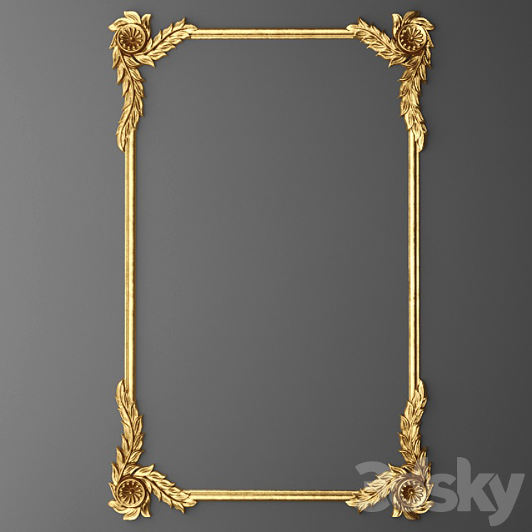 Stucco Frame. 3DS Max Model - thumbnail 1