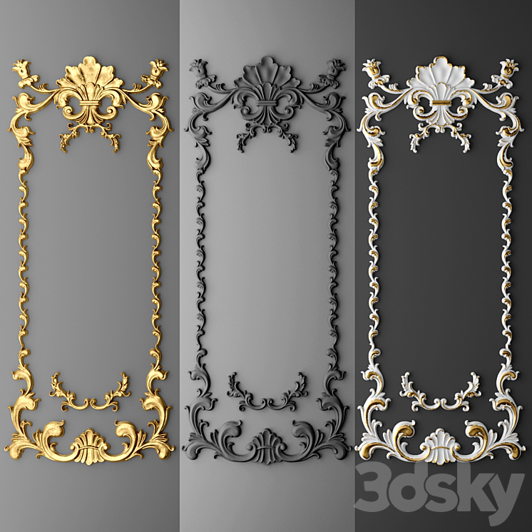 Stucco. Frame. 3DS Max - thumbnail 1