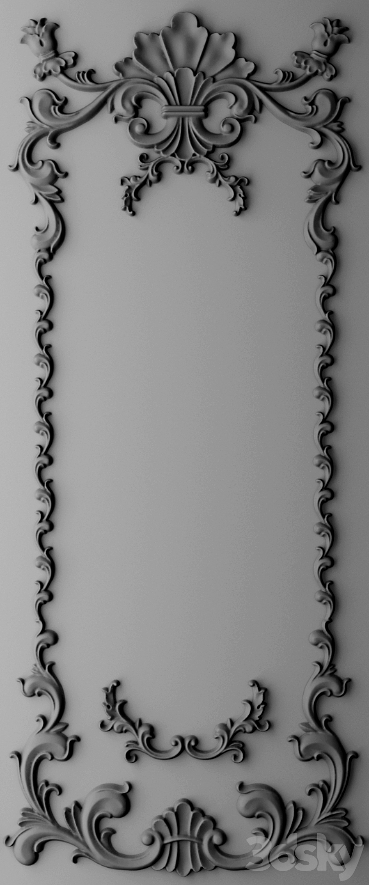 Stucco. Frame. 3DS Max - thumbnail 2