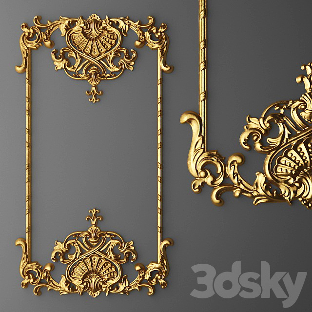 Stucco. Frame. 3DSMax File - thumbnail 1