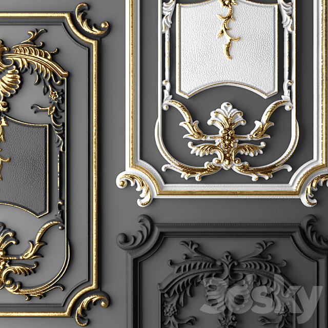 Stucco. Frame. 3DSMax File - thumbnail 3