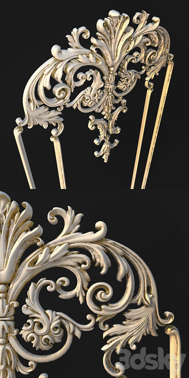 Stucco molding 223 3DSMax File - thumbnail 2