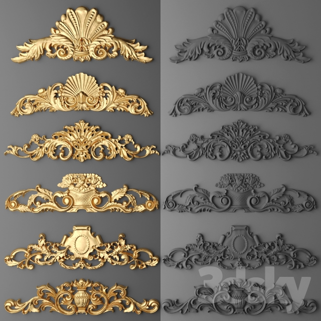 Stucco. Set. 3DS Max - thumbnail 3