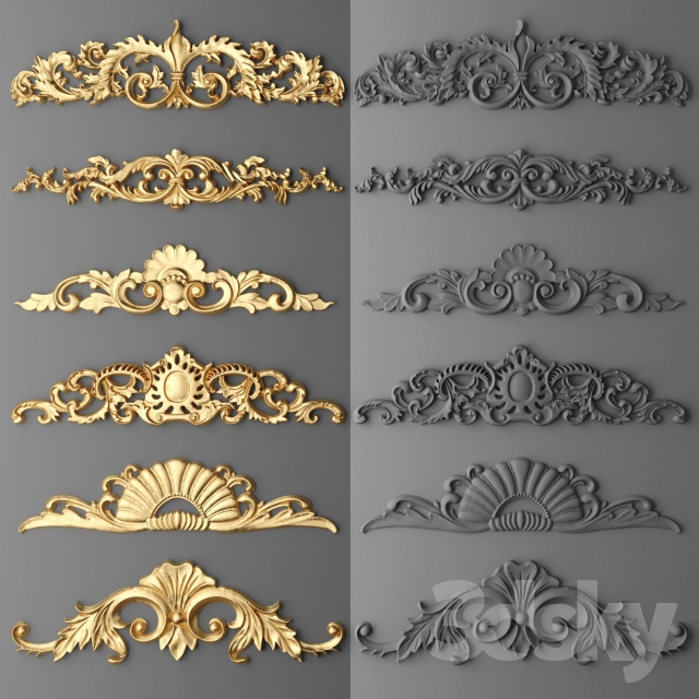 Stucco. Set. 3DS Max - thumbnail 3