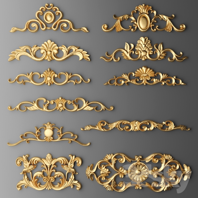 Stucco. Set. 3DS Max - thumbnail 3