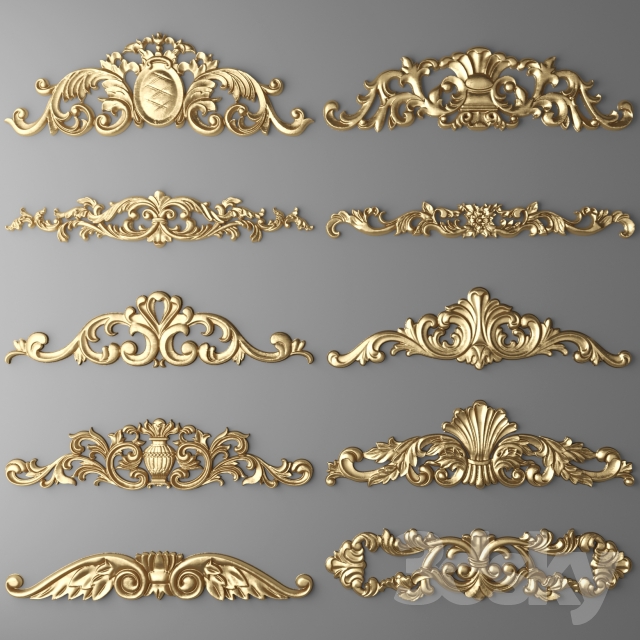 Stucco. Set. 3DS Max - thumbnail 3