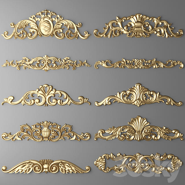 Stucco. Set. 3DSMax File - thumbnail 1