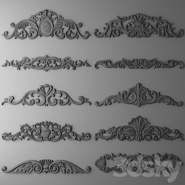 Stucco. Set. 3DSMax File - thumbnail 2