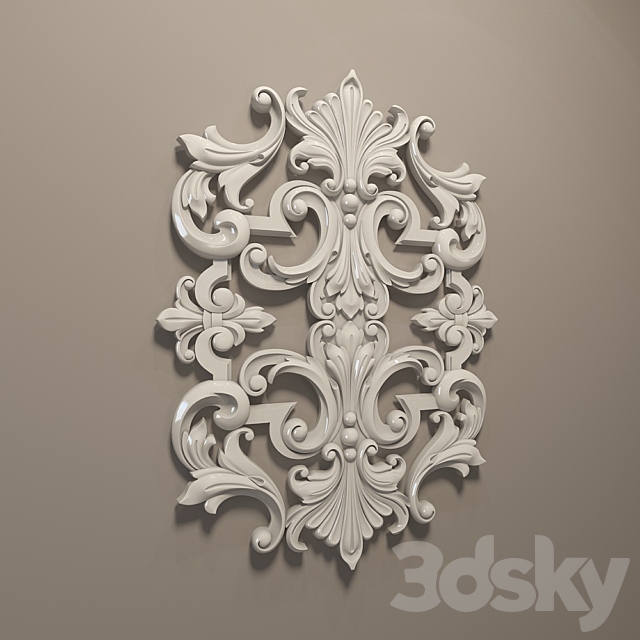 The decorative element 1 3ds Max - thumbnail 1