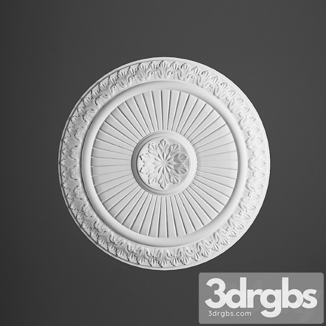 Torus Stil Art 358 rosette 3dsmax Download - thumbnail 1