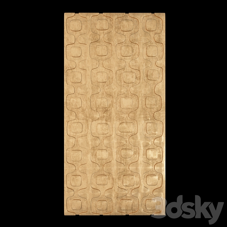 wall 3d panel decorative 3DS Max - thumbnail 1