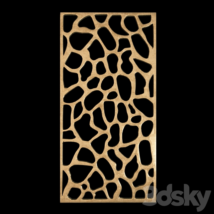 wall 3d panel decorative 3DS Max - thumbnail 1