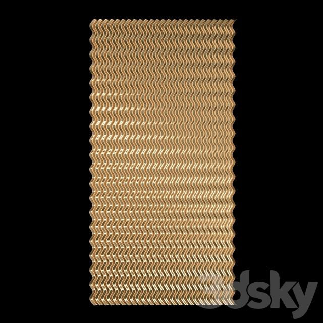 wall 3d panel decorative 3DSMax File - thumbnail 1