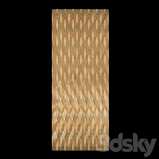 wall 3d panel decorative 3DSMax File - thumbnail 1