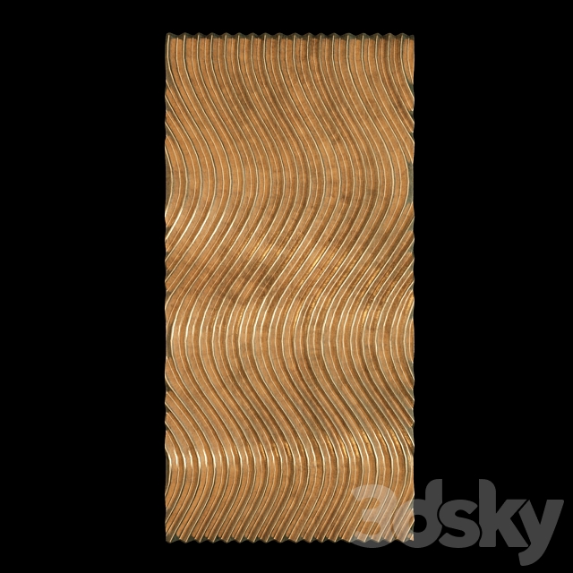 wall 3d panel decorative 3DSMax File - thumbnail 1