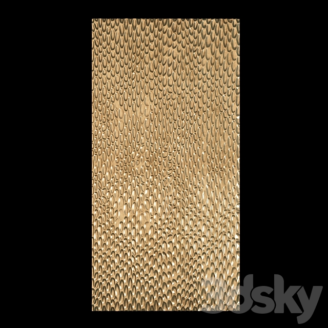 wall 3d panel decorative 3DSMax File - thumbnail 1