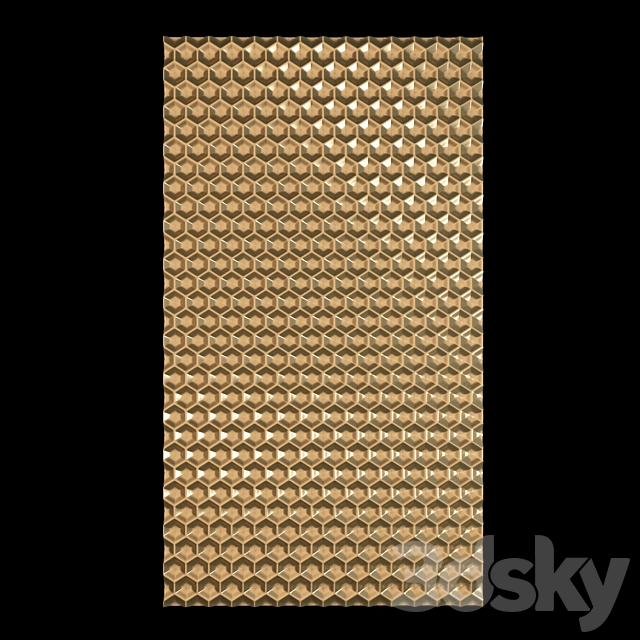 wall 3d panel decorative 3DSMax File - thumbnail 1