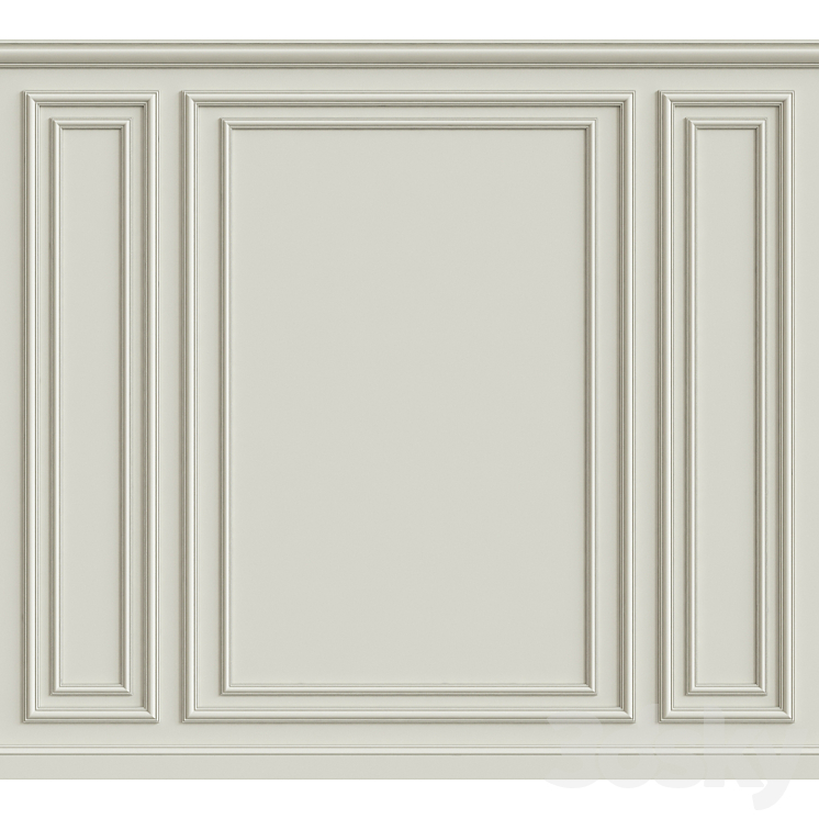 Wall molding 3DS Max - thumbnail 1